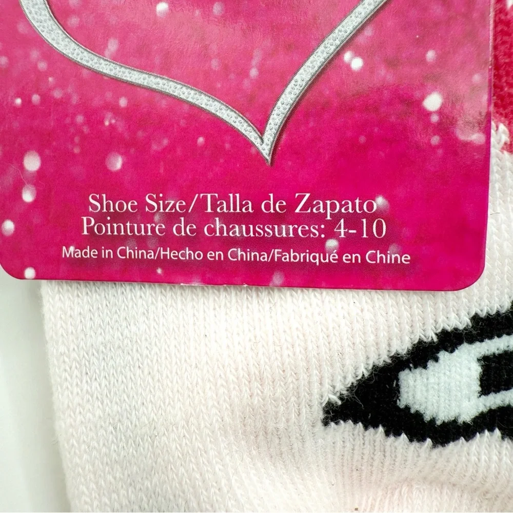 Clueless Movie Womens No Show Socks 90s Pink Black As If Whatever Cher Fun Gift